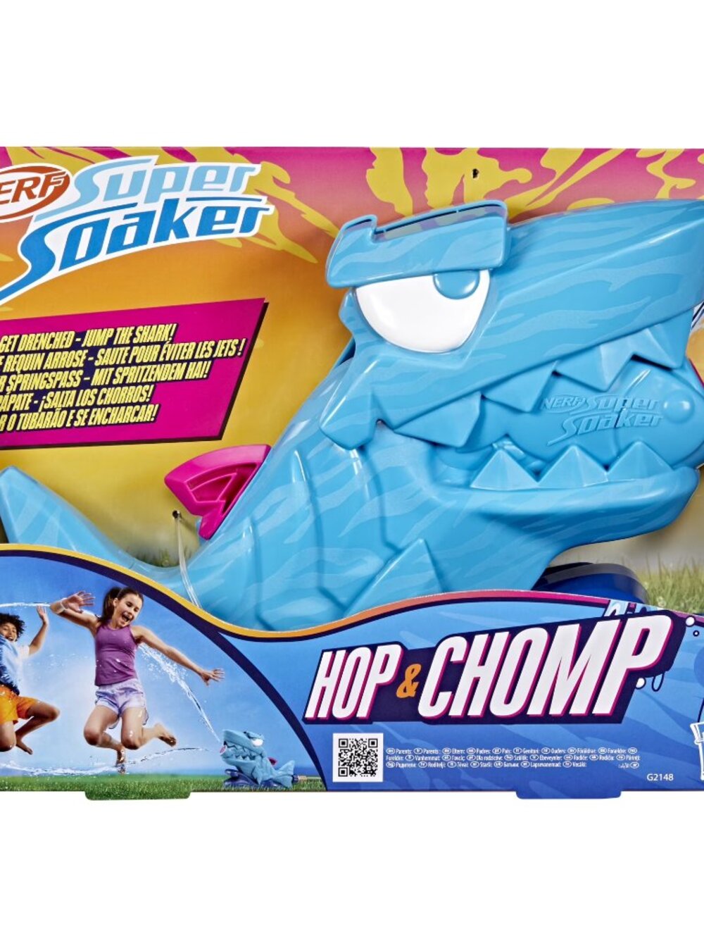 Nerf Super Soaker Hop & Chomp Shark Water Sprayer Toy